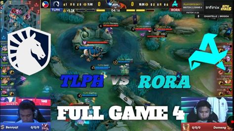 Aurora Vs Tlph Game Playoffs Day Mpl Ph S Mlbb Youtube