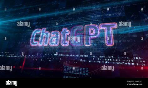 ChatGPT Neon Sign Concept Open Ai Chat Gpt And Artificial