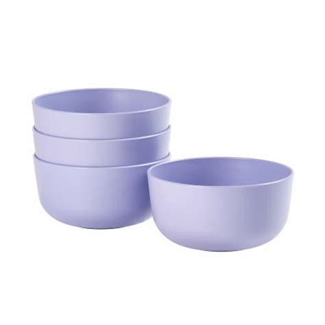 Tabletops Unlimited Gallery Recycled Plastic Cereal Bowls - Lilac, 4 pc ...