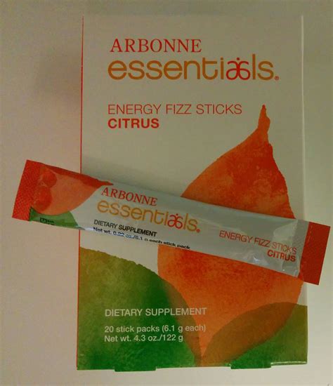 Amazon Arbonne Energy Fizz Sticks Pomegranate Box Of