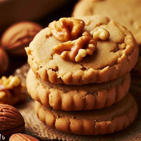 Peanut Butter and Walnut Cookies