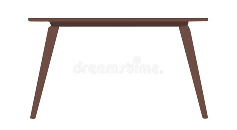 2d vector art of a table stock vector. Illustration of chair - 278216351