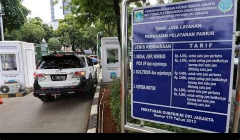 Siap Siap Gaes Tarif Parkir Rp Ribu Segera Berlaku Di Jakarta