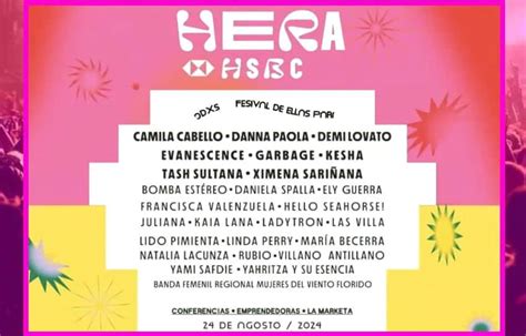 El Festival Hera en la Ciudad de México es un éxito con un cartel