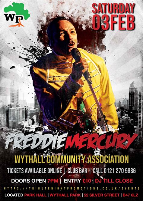 Freddie Mercury Tribute - Wythall Community Association and Park