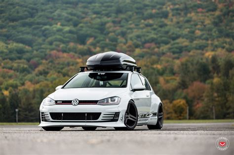 Golf Gti Rs With An Insane Rocket Bunny Wide Body Kit Gallery