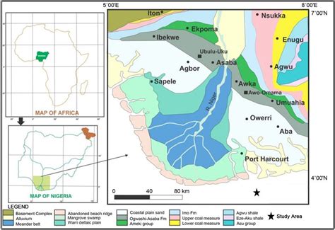 Map Of The Niger Delta Basin After Nwanjide 1 Download