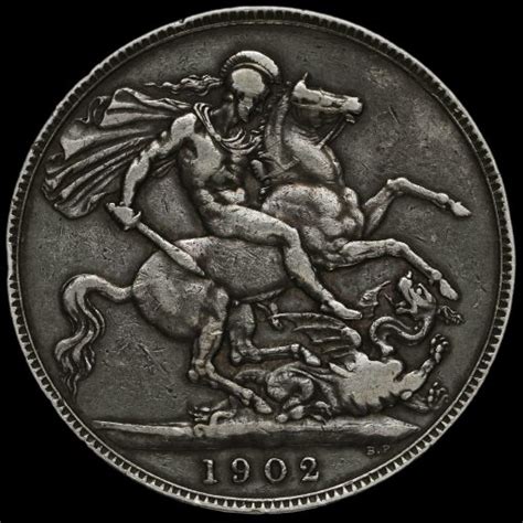 1902 Edward VII Silver Crown GF