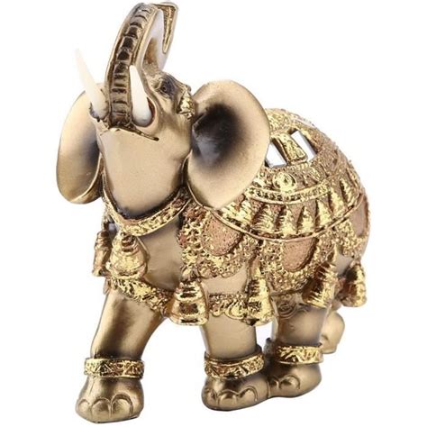 Statue D L Phant En R Sine Dor Sculpture D L Phant Collection Porte