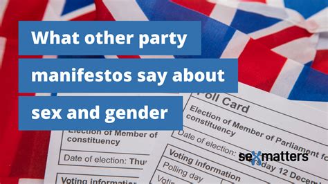 Other Parties’ Manifestos Sex Matters