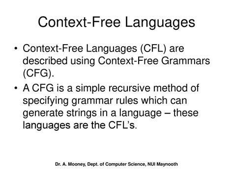 Context Free Languages Ppt Download