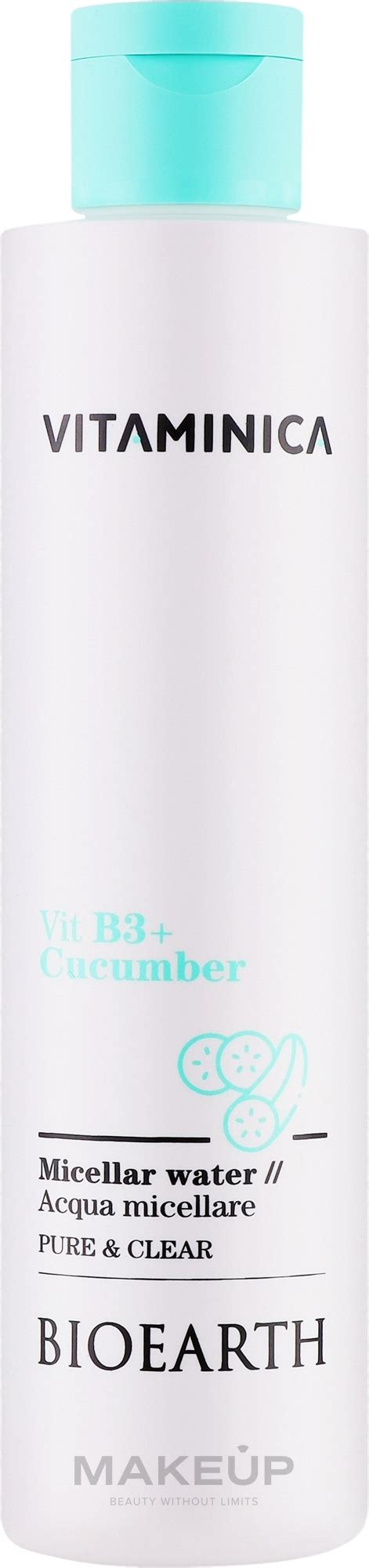 Bioearth Vitaminica Vit B3 Cucumber Micellar Water Мицеллярная вода