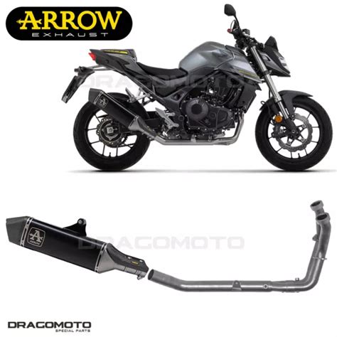 Impianto Completo Honda Cb Hornet Arrow Titanio Nero Rc