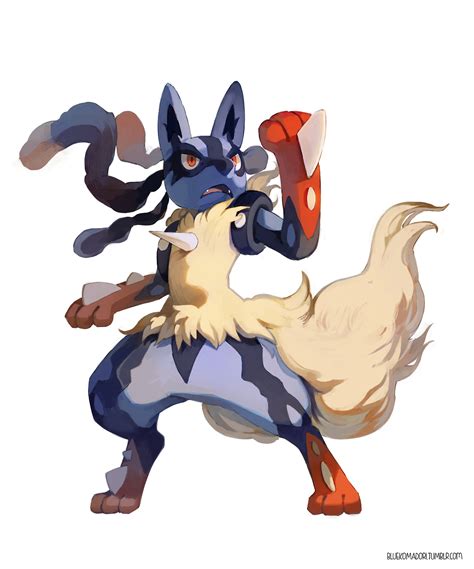 Mega Lucario by bluekomadori on DeviantArt