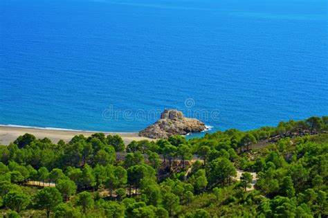 Torn Beach In Hospitalet Del Infant Spain Stock Photo Image Of