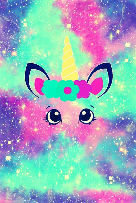 Galaxy Hintergrundbilder Einhorn Glitzer Es Haut Dich Pink Und Rosa