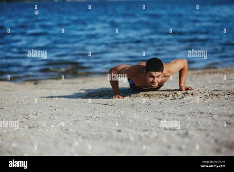 Strong Attractive Runner Stock Photo Alamy
