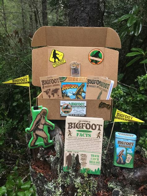 Ultimate Bigfoot Sasquatch T Box Bigfoot Birthday Bigfoot Party