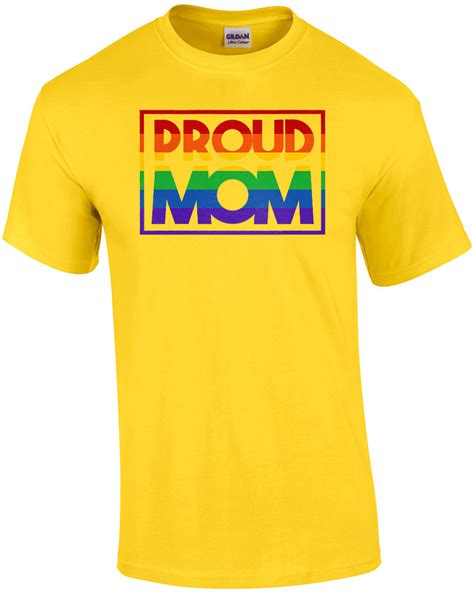 Proud Mom Gay Pride T Shirt Ebay