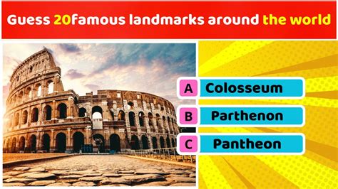 Guess The Famous Landmarks Quiz YouTube