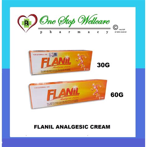 FLANIL ANALGESIC CREAM 30G 60G Shopee Malaysia