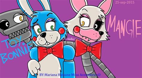 Pary Z Fnafa ZakoŃczone Mangle X Toy Bonnie Wattpad