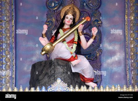 Saraswati Idol High Resolution Stock Photography and Images - Alamy