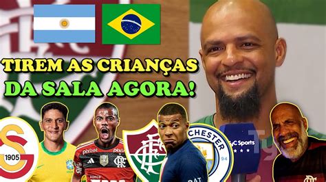 Felipe Melo Pirou De Vez Na Tv Argentina Antes Da Final Kkkkkk