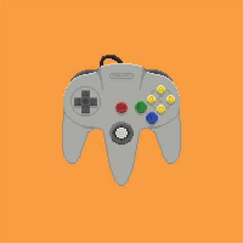 N Controller Pixel Art Gifdb