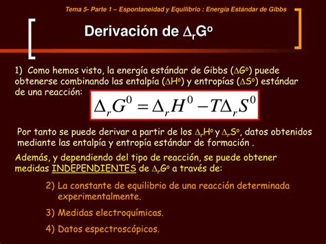 PPT Termodinámica de Procesos Minerales TEMA 5 PowerPoint