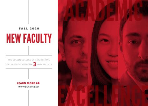 New Faculty Fall 2020 Cullen College Of Engineering University Of Houston By Uh Engineering