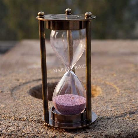 Brass Hourglass Sand Timer Size Dimension 2 X 4 In At Rs 1379 54