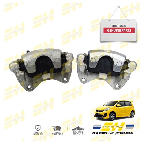 Pair New Original Brake Caliper Perodua Myvi Lh Rh Set With Brake Pad