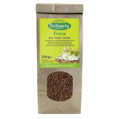 Rapunzel BioSnacky Kresse Keimsaaten Vegan Bio 200 G 4 49