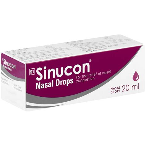 Sinucon Nasal Drops 20ml – ZimSeller Pharmacy