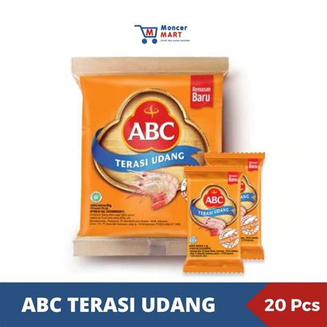 Jual Terasi Abc Terasi Udang Pack Isi Pcs G Shopee Indonesia