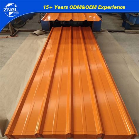 0 2mm Thickness Galvanized Sheet Metal Roofing Price Gi Corrugated