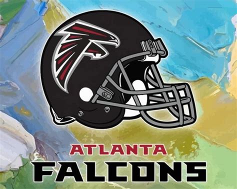 Atlanta Falcons Art Paint By Numbers Numeral Paint Kit