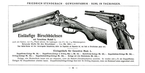 Friedrich Stendebach German Hunting Guns