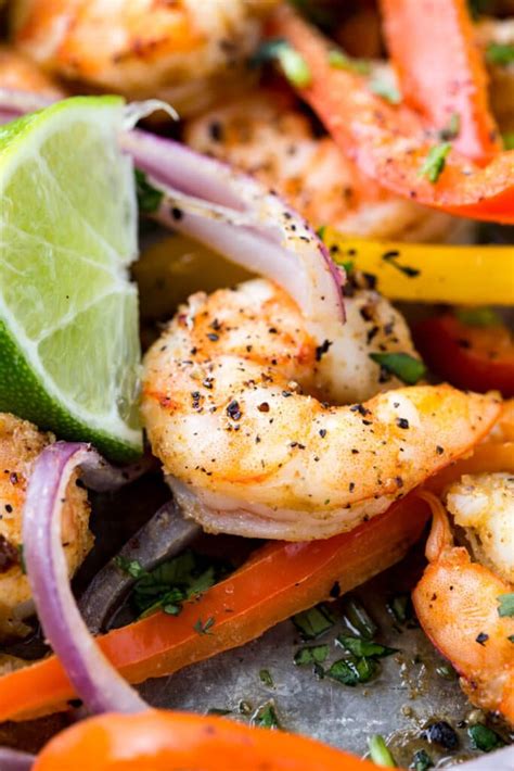 Sheet Pan Shrimp Fajitas Easy Peasy Meals