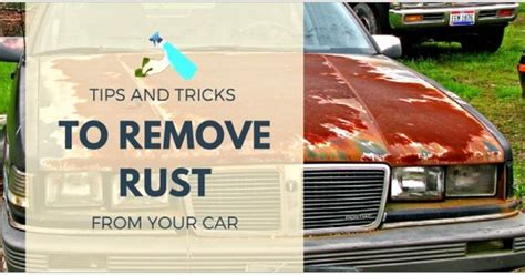 Remove Rust Stain From Car Paintwork