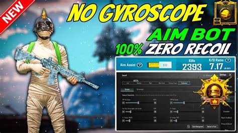 Aimbot NO GYROSCOPE OP Sensitivity CODE Control Setting PUBG