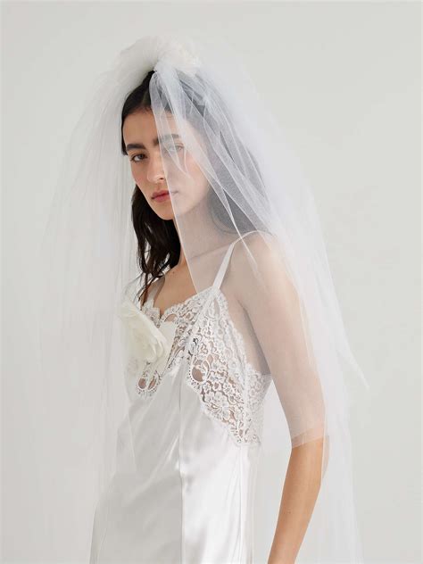 Rodarte Embellished Silk Tulle Veil Net A Porter