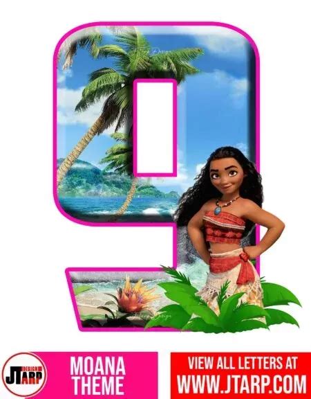 Moana Alphabet Letters And Numbers Free Printable Artofit