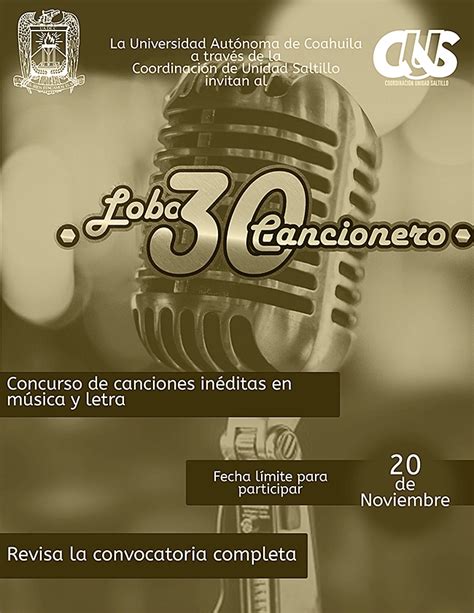 Participa Y Muestra Tu Talento Musical En La Edici N De Lobo