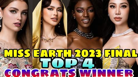 LIVE JUST IN TOP 4 Miss Earth 2023 Winner Pasok Na Si Philippines