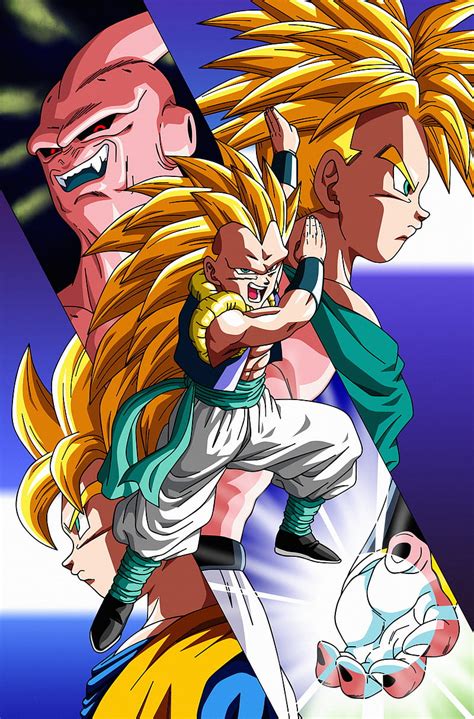 Dragon Ball Z Anime Abucheo Goten Ba Adores Gotenks Fondo De