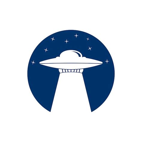 Ufo Vektor Logo Vorlage Illustrationsdesign Premium Vektor