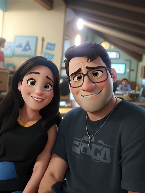 Pareja Estilo Disney Pixar Alta Calidad Mejor Calidad SeaArt AI