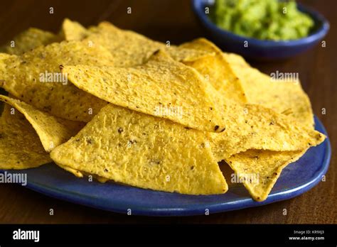 Corn Tortilla Chips Stock Photo - Alamy